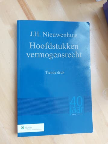 J.H. Nieuwenhuis - Hoofdstukken vermogensrecht