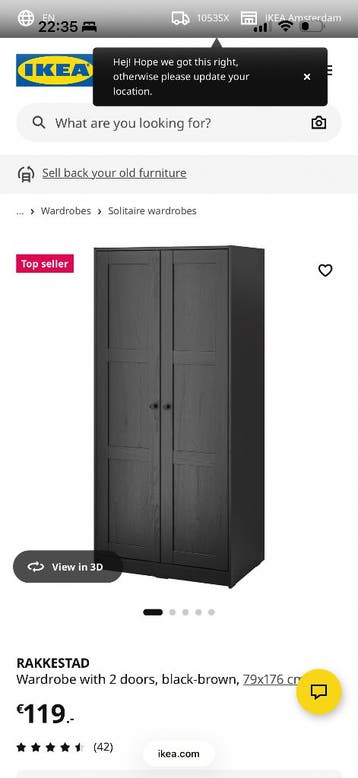 IKEA kledding kasten