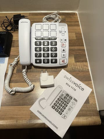 Swissvoice Xtra 1110 seniorentelefoon met geluidsversterking
