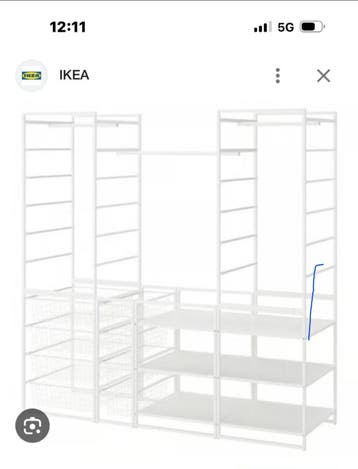 Gratis Ikea JONAXEL kast - Modulair opbergsysteem