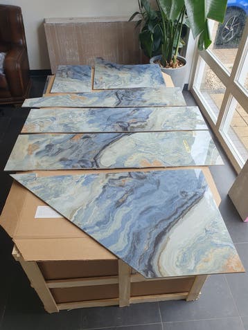 DIY project met tegels, ideaal voor mozaïek/DIY projekt tile
