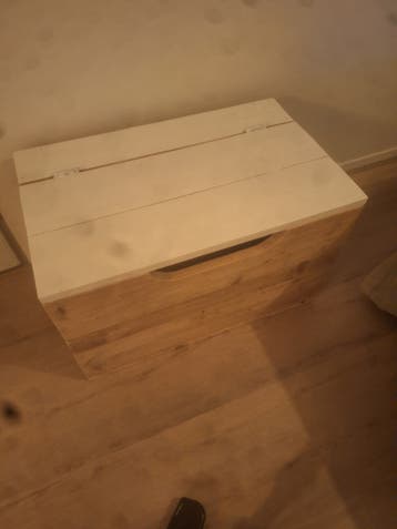 Houten opbergkist / speelgoedkist