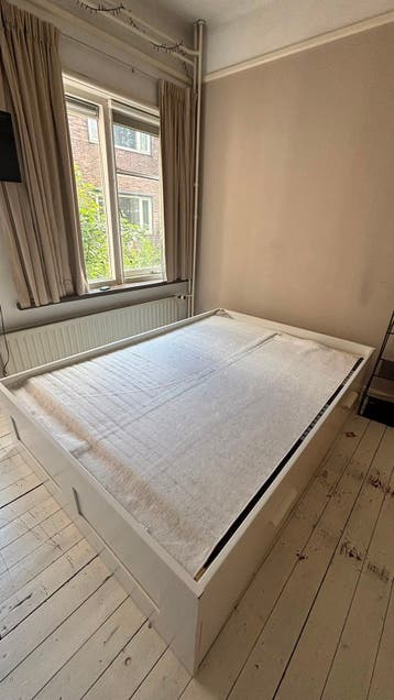 Gratis bed ikea brimnes 140x200