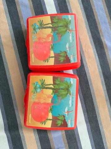 Tupperware brooddoos dino voor kinderen 2 stuks