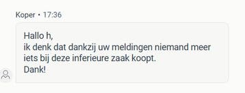 koop niks bij goodstore pijnacker advertenties zijn spam !!!