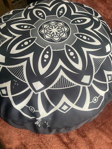 Gratis zitzak met mandala print - licht beschadigd