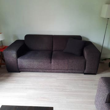 Gratis grote 2,5-zits bankstel VT Wonen antraciet 224 cm br.