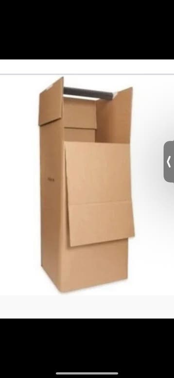GRATIS Grote kleding verhuisdoos met hangruimte