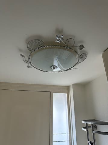 Free Ceiling Light with Glass Shade-Gratis plafondlamp