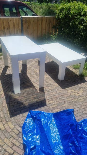 GRATIS ophalen salontafel en eettafel