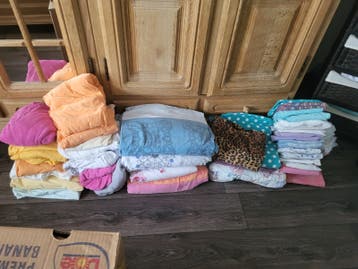 Gratis veel dekbedsets en matras lakens