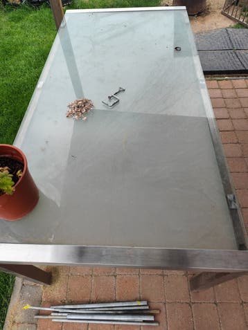 Gratis glazen tafel