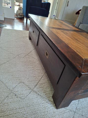 Houten salontafel