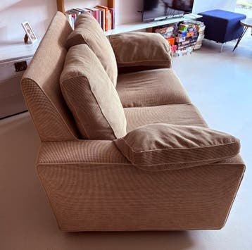 Minotti tweepersoonsbank - beige