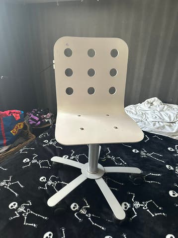 Ikea witte bureaustoel