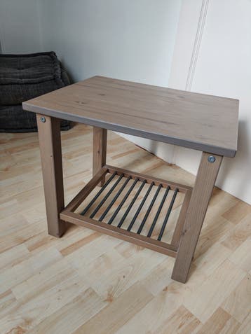 Houten Nachtkastje met Opbergplank