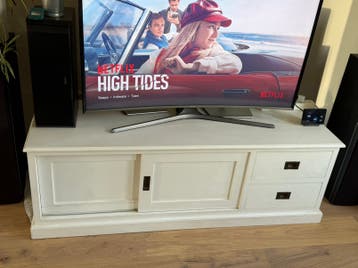 Witte eikenhout tv meubel