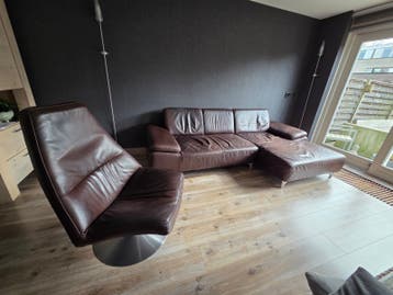 Lounche bank met fauteuil