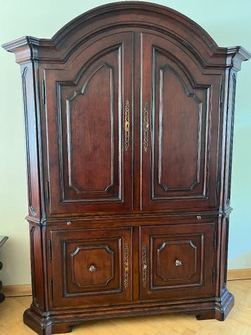 Vintage Eiken Toogkast