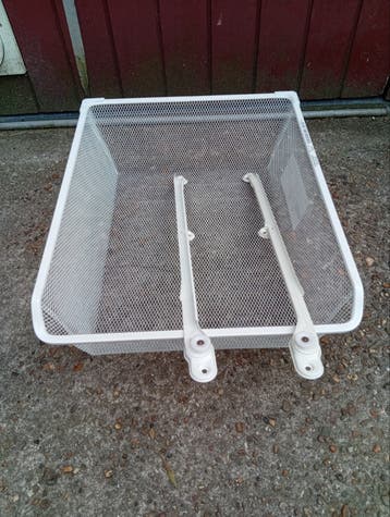 8 IKEA Komplement draadmand met geleiders gratis
