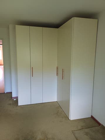 Hoekkast met hang- en legruimte, 60 cm diep