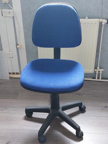 Blauwe Bureaustoel - Comfortabel en Verstelbaar
