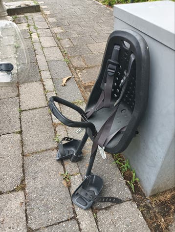 Fietszitje voor, gratis af te halen