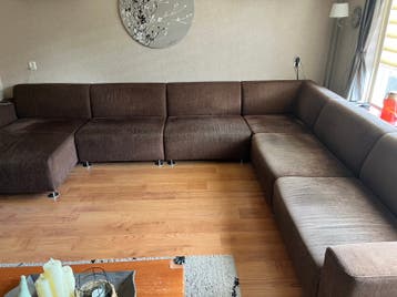 Hoekbankstel met lounge