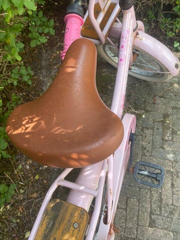 Gratis! Roze kinderfiets Supersuper Cooper 16 inch