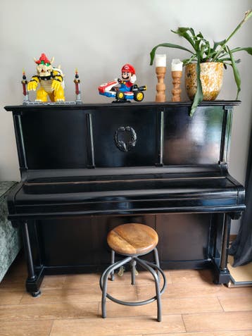 Gerhard Adam Wesel Piano - Zwart, Gebruikt