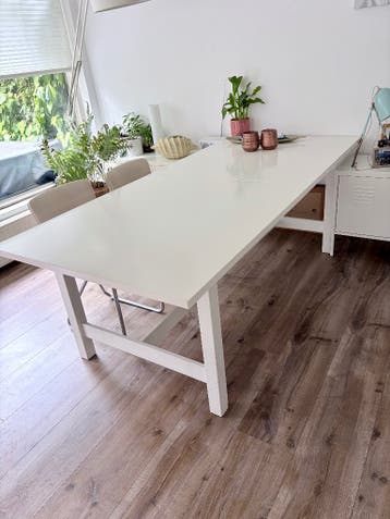 Grote witte eettafel / werktafel | Ikea