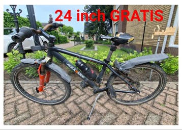 Jongensfiets 24 inch gratis