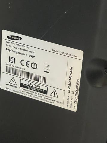 Gratis Samsung 46inch smart tv