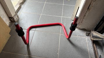 Beugel om fiets op te hangen