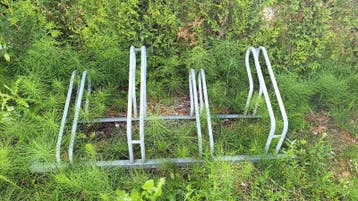 Fietsenrek gratis ophalen (Let op: in Noordwijk)