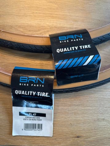BRN Quality Tire 650 x 28 Nero-Para fietsbanden