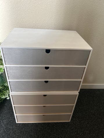 IKEA kastjes met lades, opbergen, kast, doos