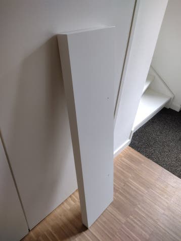 Witte ikea wandplank