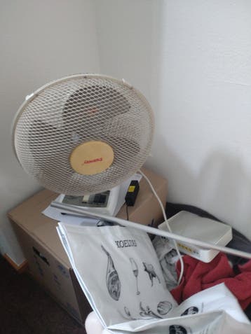 kapotte tafelventilator (voor de klusser)