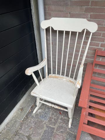 Gratis schommelstoel, opknapper