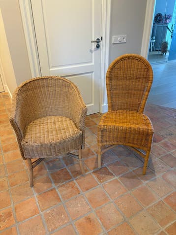 Rieten stoelen gratis