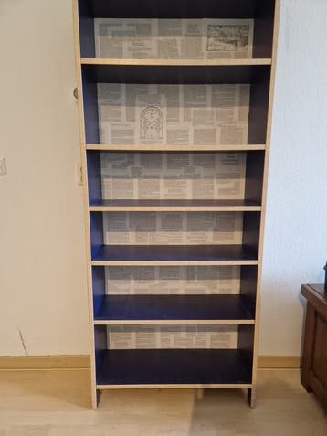 Boekenkast met 6 planken, 165x70x25 cm
