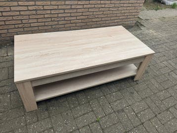 GRATIS Salontafel licht hout met opbergruimte