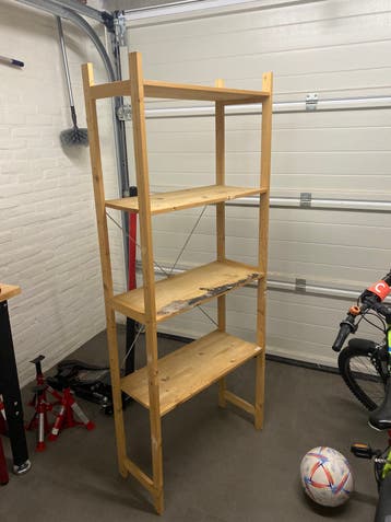 Stellingkast hout