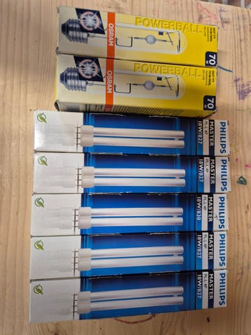 Gasontladingslampen en PL lampen: Philips & Osram