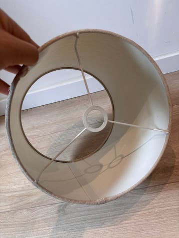 Mooie beige lampenkap