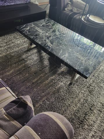 Gratis Moderne Salontafel met Granieten Blad