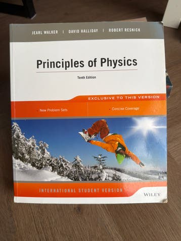 Principles of Physics - Tiende Editie (Internationale Versie