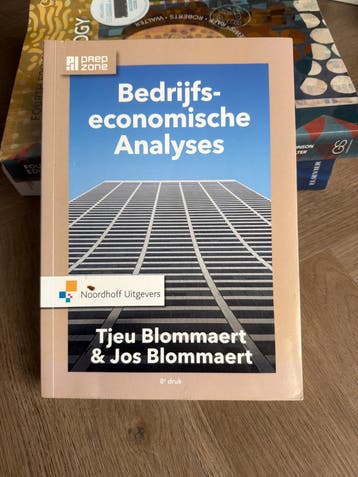 A.M.M. Blommaert - Bedrijfseconomische analyses