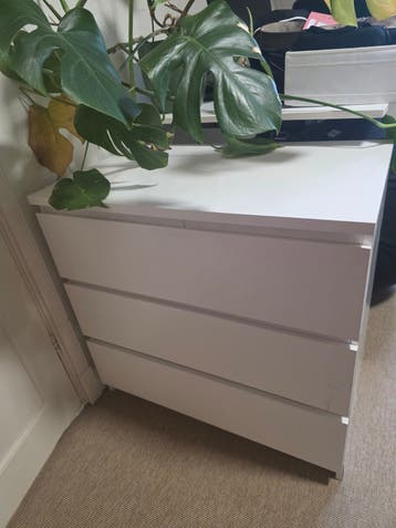 Ikea malm kast 3 lades